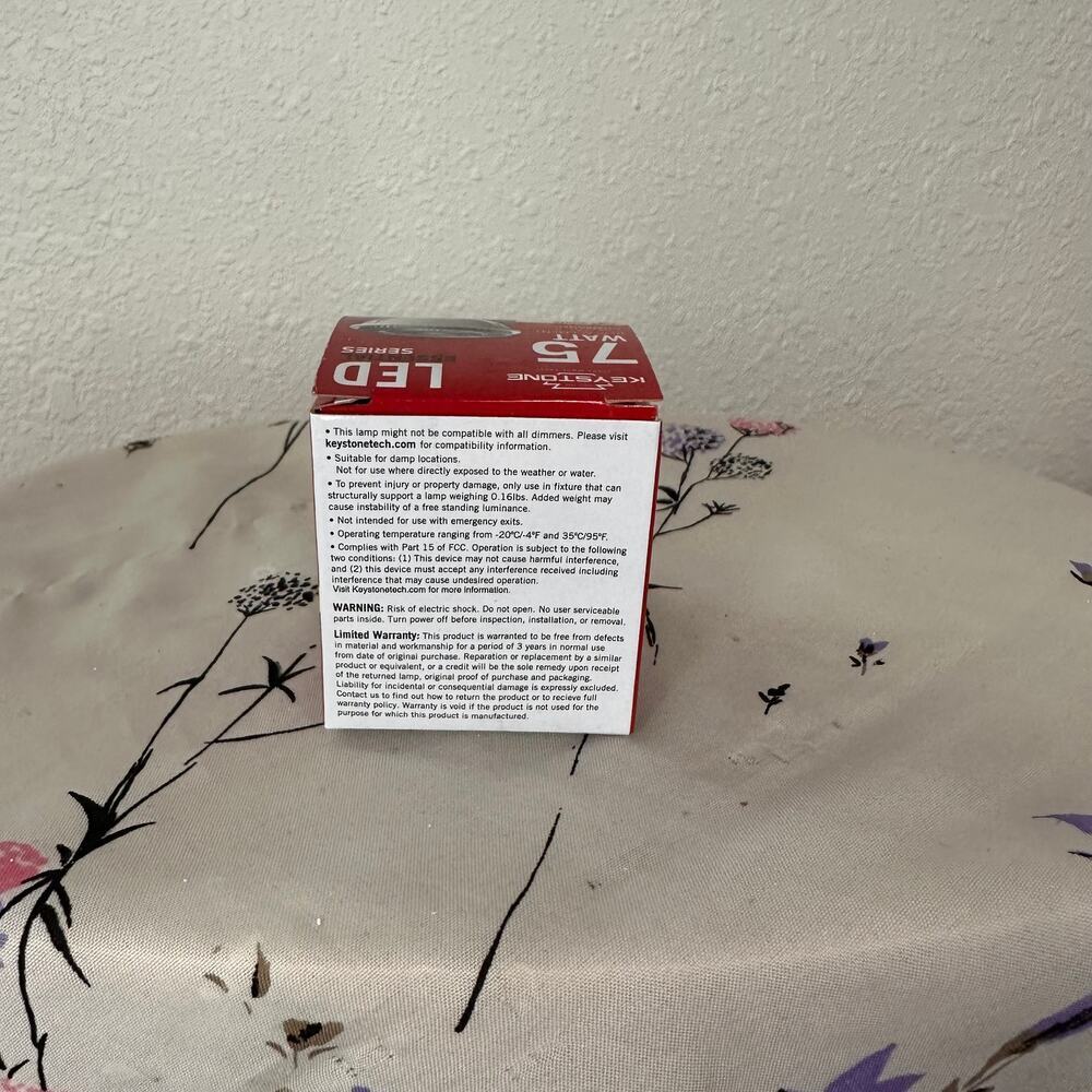 Keystone Replacement Dimmable Soft White MR16 Spot Light 75 Watts